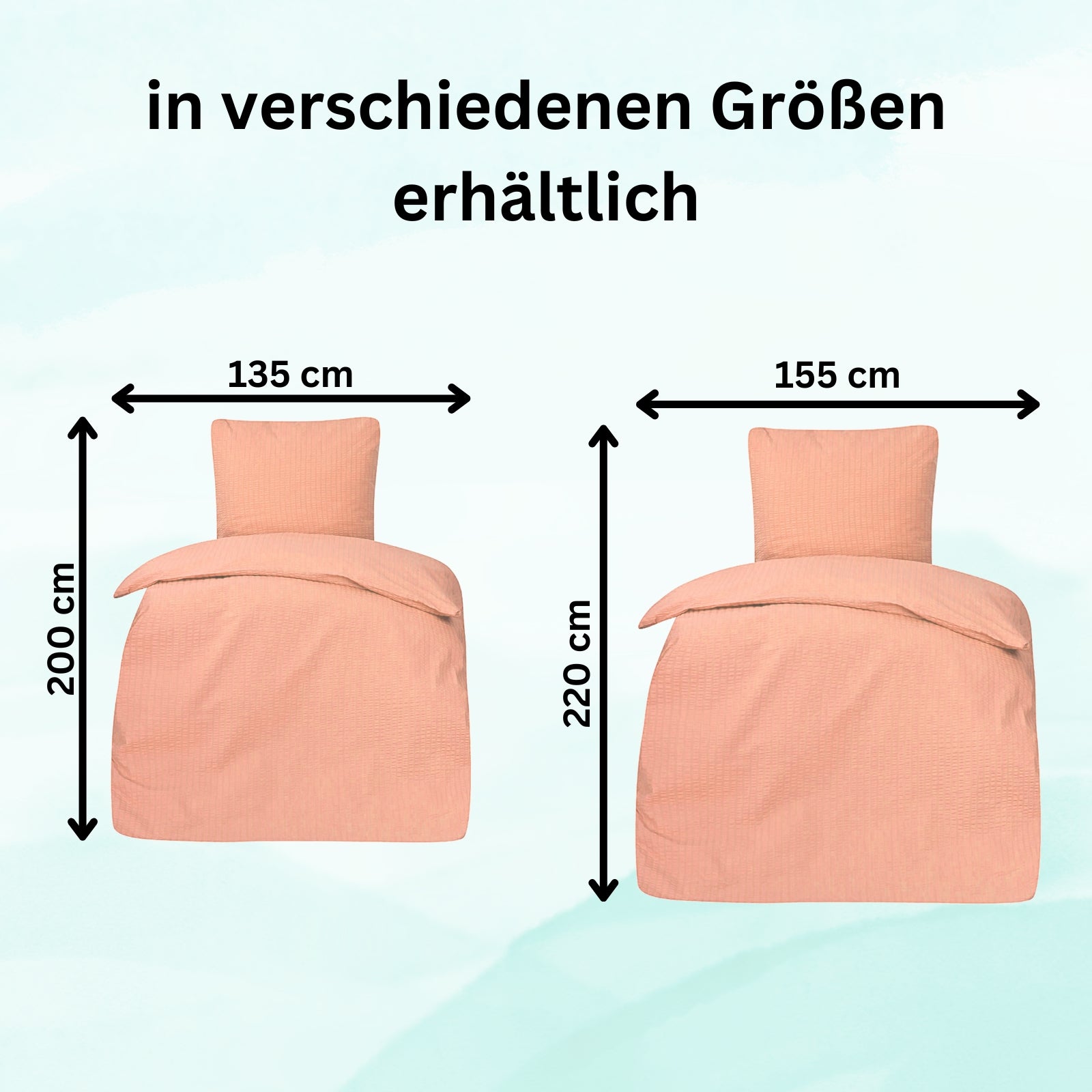 Seersucker Hotel Bettwäsche mit Hotelverschluss – Premiumshop321