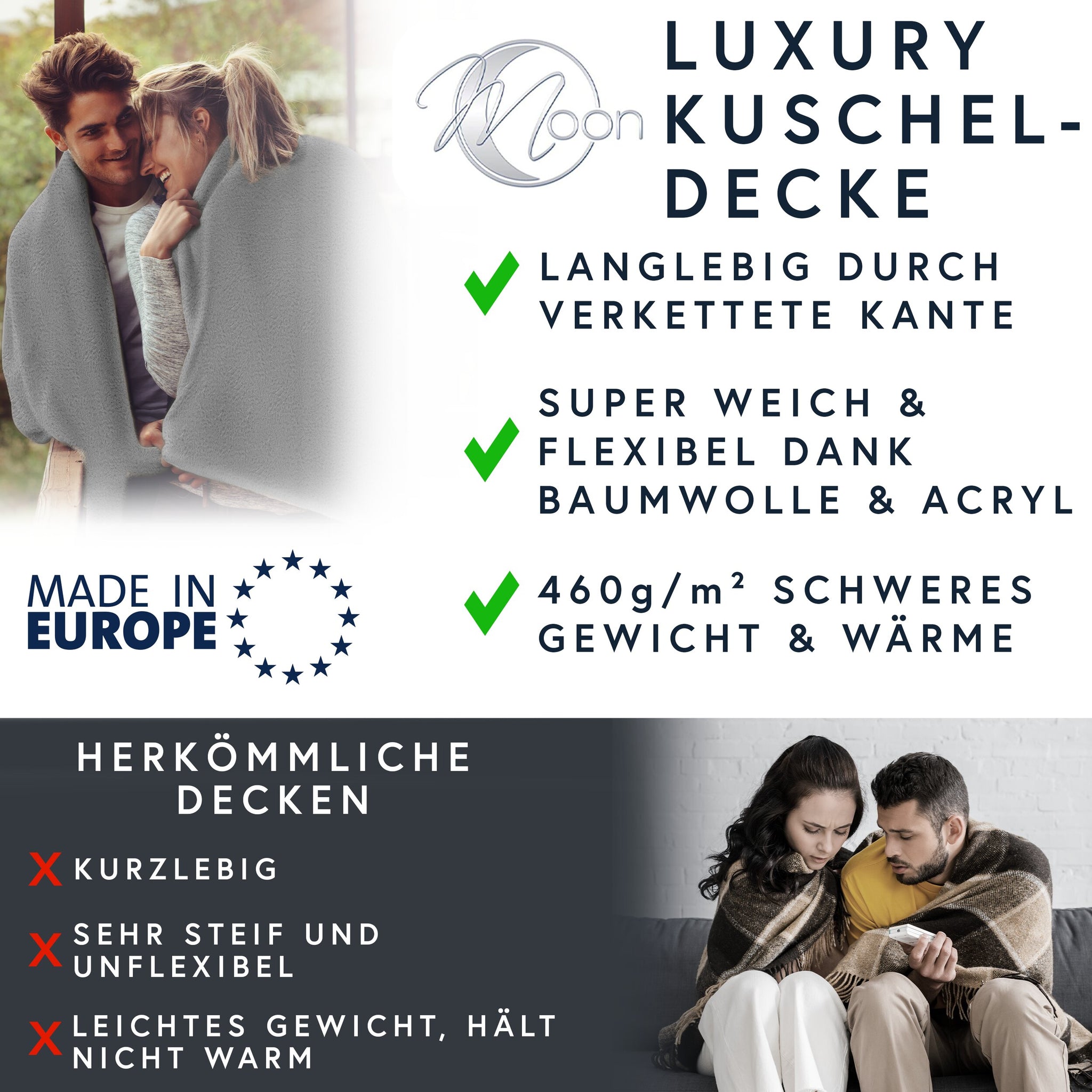 Angel Dear Kuscheldecke Mit Grauem Bär – Weich & Knuddelig Für Babys Und Kleinkinder