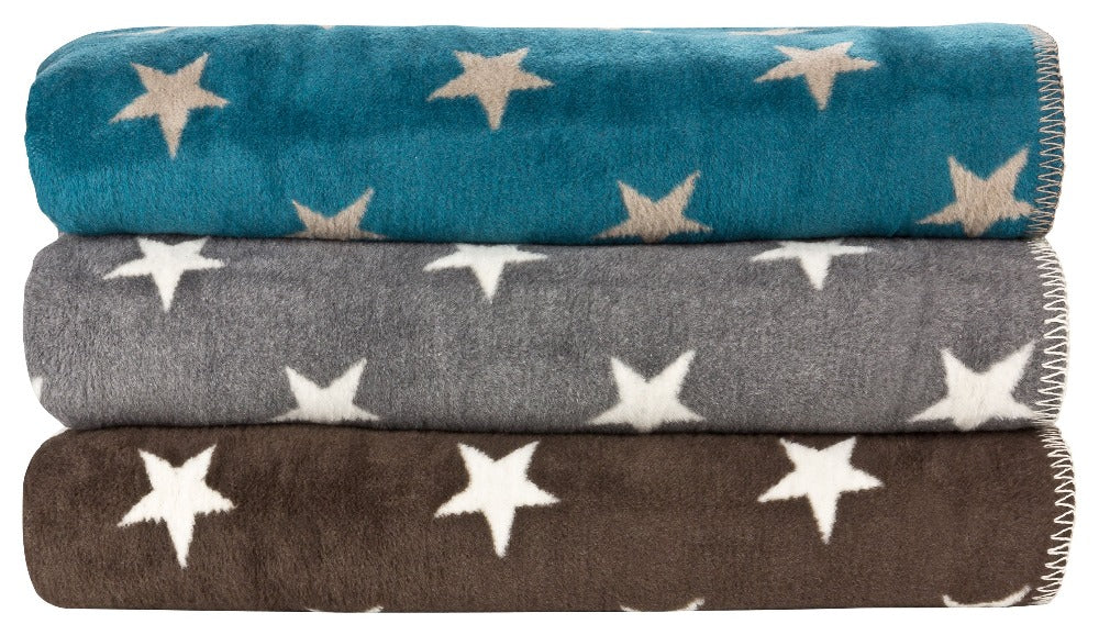 Moon Luxus Sterne Wolldecke Kuscheldecke 150x200 – Premiumshop321